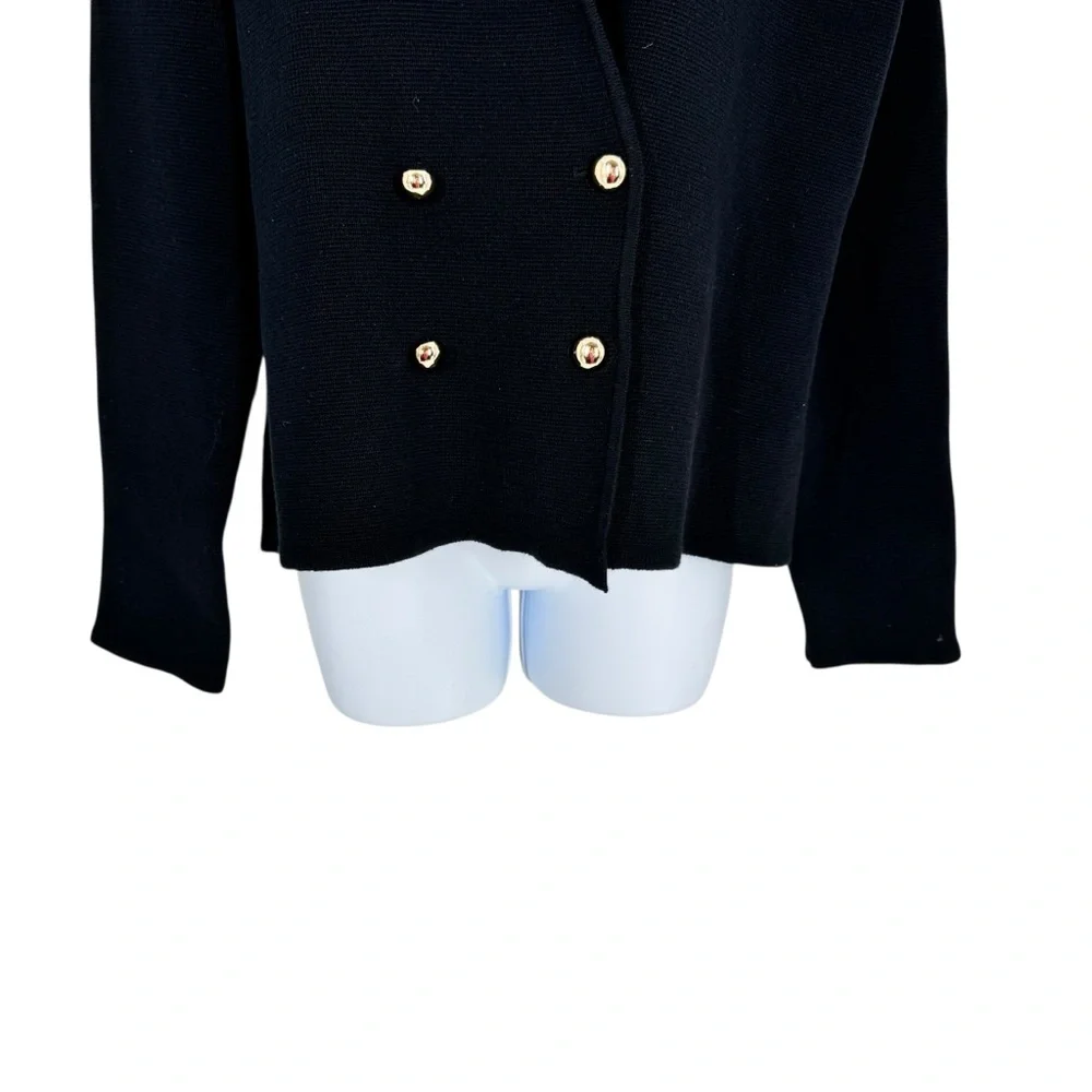 Tuckernuck Black Cassandra Sweater – Size L NWT – Classic Button Front Cardigan - Picture 6 of 9